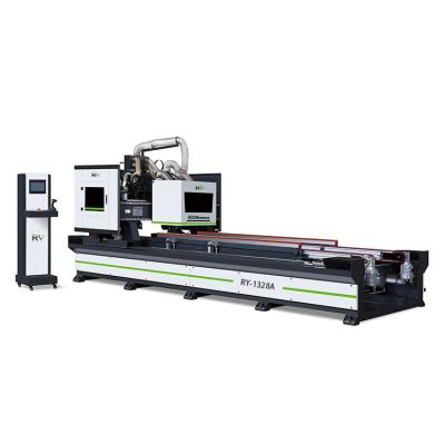 China Horizontal Precision Four Sided Edge Saw Woodworking Saw Machine Cnc Door Four Edges Saw For Door Panel Cutting for sale