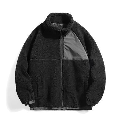 China 2021 Winter Men Custom OEM Breathable New Arrival Designs Oversized Fleece Jacket for sale