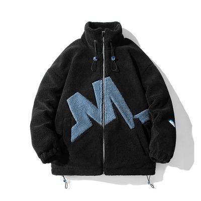 China 2021 Winter Mens Breathable Custom Zipper Up Oversized Designs Fleece Jacket for sale