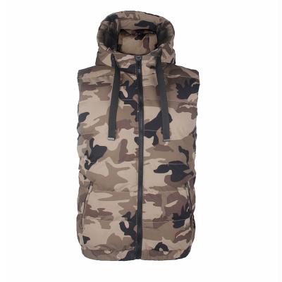 China Contrast Waterproof Waterproof Rib Men's Camouflage Vest for sale