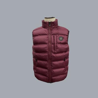 China Travel Nylon Duck Down Vest Ultralight Winter Sleeveless Wholesale Men's Outdoor Raincoat for sale