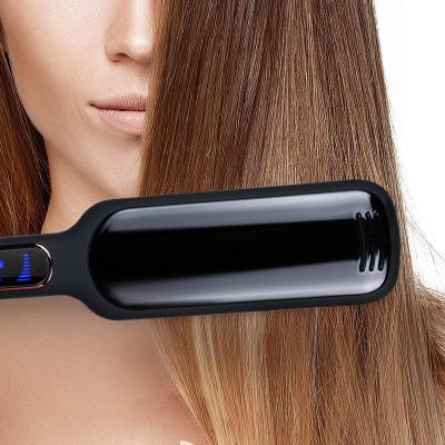 China Top Selling Hotel Steam Infrared Hair Straightener With Hair Straightener Treatment New Arrival Steam Hair Straightening Flat Iron for sale