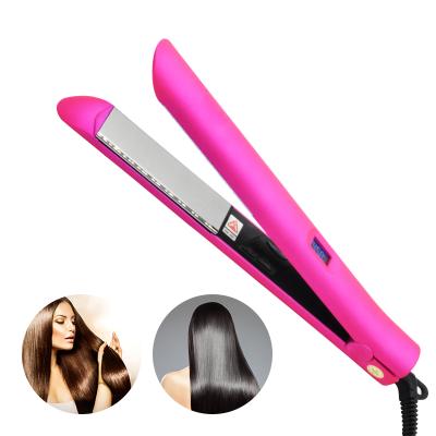 China Cheap Infrared Ceramic Titanium Hair Straightener Straightener Flat Iron Highest Price Standard Concessions for sale