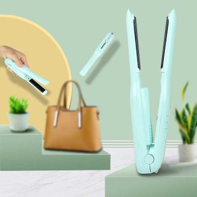 China Car Chargeable Mini Hair Straightener Cordless USB Mini Hair Straightener With Travel Type B Mini Cordless Straightener Chargeable for sale