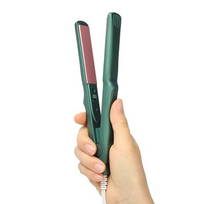 China Mini Travel Hair Hotel Portable Mini Ceramic Flat Iron Straightener Professional Travel Hair Tools for sale