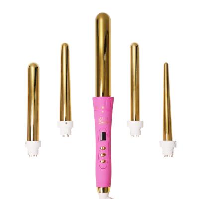 China 5 in 1 multifunctional new 5 in 1 curling wands warm up fast enough hair curler iron hair curler private label curling curling wand for sale