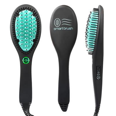 China Hot Selling Comb Plocabella Comb Electric Amazon Rush Beard Brush Household Hair Straightener Edge Comb Flat Iron Ionic Brush for sale