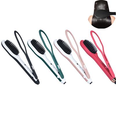 China Waterproof cheap hair brush or straightener professional hair dryer sweep 2 in 1 hair straightener or comb hot sale for sale