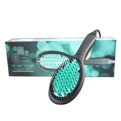 China Hotel wholesales electric anion hair straightener brush hair dryer hair comb for sale