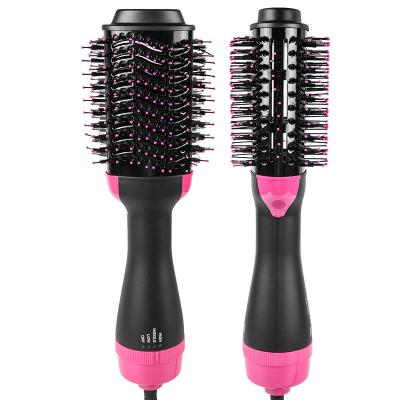 China Duct Professional One Stage Hair Dryer Volumizer 3-in-1 Curly Hair Comb Salon Electric Hot Air Dryer Brush Maker for sale