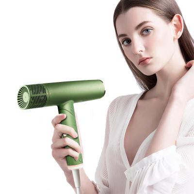 China Bldc Foldable Portable Ladies Bldc Professional Plastic Hooded Hair Dryers For Hairdresser Bling Bling Brushless Hair Dryer for sale