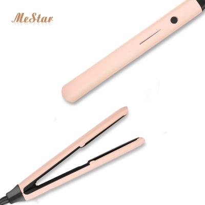 China Household 2 in 1 iron 25W Mini Hair Straighteners low price aluminum flats portable moving dish for sale