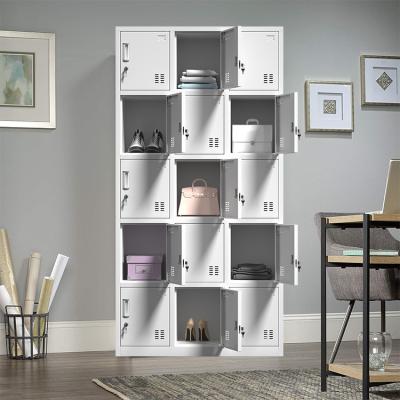 China Simple Modern Furniture Assembly (Other) Supplier Adjustable Custom Steel Home Storage With A Metal Wardrobe for sale