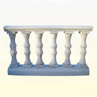 China Durable And Artistic Luxury Marble Stair Handrails And Handrails For Outdoor Steps Stairs for sale