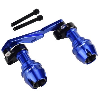 China Aluminum Spider Motorcycle Exhaust Muffler Drop Protector Muffler Slider For HONDA FORZA250/300 NSS350 for sale