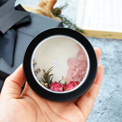 China Birthdays Set Flower Decorative Dry Soy Wax Material For Camping Dry Storage Spice Gift Candy Gift Box for sale