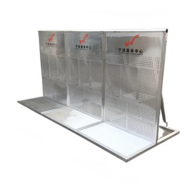 China Events Factory Supply Aluminum Mojo Crowd Control Barricade Traffic Barrier for sale