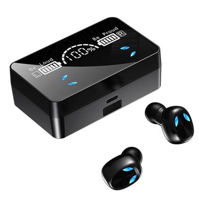 China Cheap In-Ear HD Mirror LED Digital Display Earbuds High Fidelity Bass Noise Canceling Headphones Wireless Headphones for sale