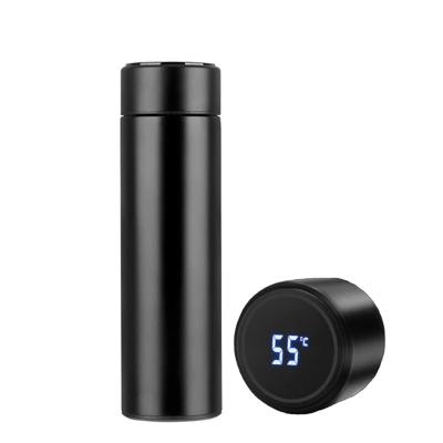 China Dropingshiping Amazon LED Smart Temperature Display Insulation Bottle Stainless Steel Viable Vacuum Flask for sale