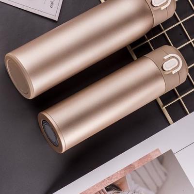 China PORTABLE Flask Bottle Thermo Mug With Straight Bounce Cover 304 Stainless Steel Insulation Mug Cupceramic Mug for sale