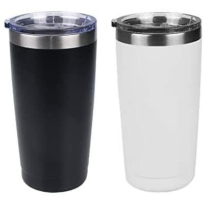 China Sustainable Vacuum Insulated Coffee Ts Stainless Steel Tumbler Cup With Lid And Straw for sale