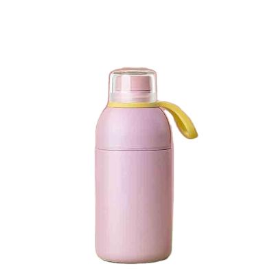 China New Styles PORTABLE Christmas Gifts Water Bottle With Vacuum Cup Travel Insulated Stainless Steel Portable Water Flask for sale