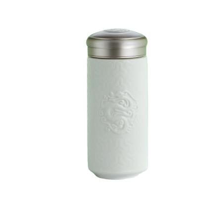 China Simple And Fashionable Customized Vacuum Tea Insulation PORTABLE Ceramic Water Bottle for sale