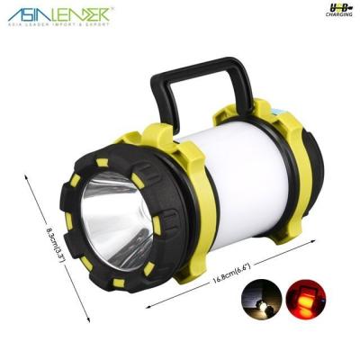 China BT-6337 LANDSCAPE Best For Emergency Hike And Home Flashlight With 350LM 4 Clear 2*1500mAh LED Camping Battery Powered Lantern for sale