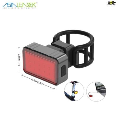 China Easily Clips On For Optimum Cycling Safety 6 Modes With 1W Strobe COB USB Rechargeable Bike Tail Light BT-6236 for sale