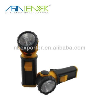 China Emergency 2 AA Swivel Head Flashlight Led for sale