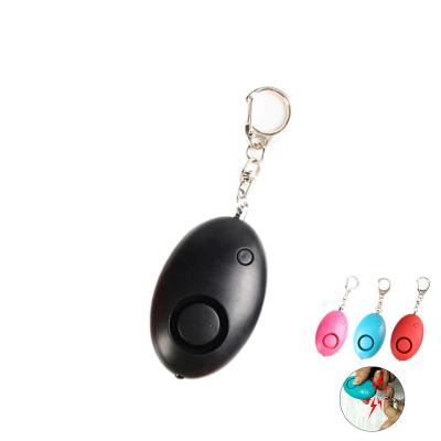 China Emergency Mini Loud Personal Self Defense Plastic Security Alarms Key Chain With Flashlight With Flashlight For Women for sale