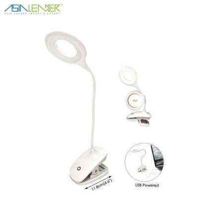 China BT-6362 Usb Rechargeable Led Clip On Light, Portable 3 AAA Battery Book Light With 3 Brightness Levels, 360 Degree Flexible Touch Lamp for sale