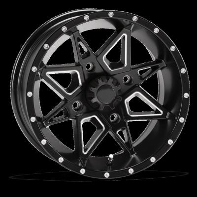 China Aluminum 9 inch 10 inch GOLF FARM VEHICLE ELECTRIC rim service barrels 9X8 10X5 12X7 14X7 4X4 ATV SxS UTV ATV for sale