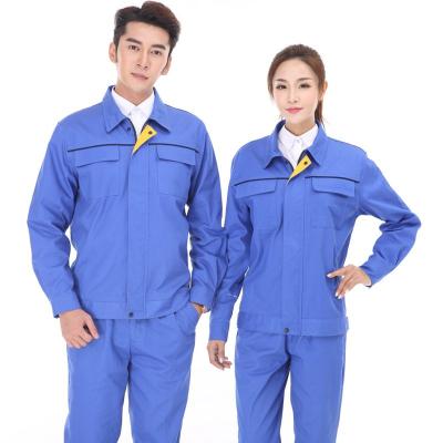 China Breathable Factory Safety Garment Worker Industrial Uniforms Engineering Breathable Workwear Uniforms Workwear Uniforms For Unisex Adults for sale