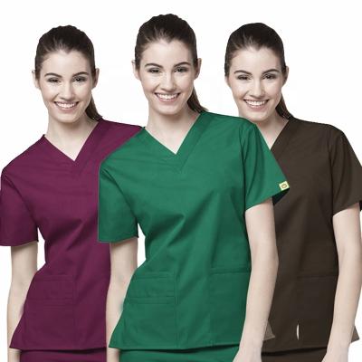 China Wholesale Comfortable Breathable Cotton Hospital Uniform Scrubs OEM Ward Hospital Apparel For Hospital Medical Uniform Nurse Uniform Sets Woven for sale