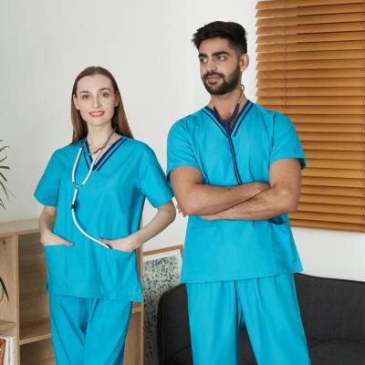 China Wholesale Comfortable Breathable Comfortable Breathable Scrubs Medical Clinic Uniform Medical Care Scrubs Medical Uniforms Scrub Sets For Hospital for sale