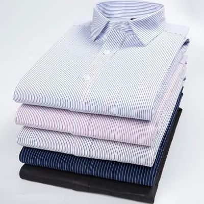 China Anti-pilling anti-pilling 2021 custom made 100% cotton male shirts long sleeve mens male dress shirts for boy for sale