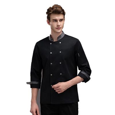 China restaurant & bar restaurant & Bar Chef Dress Custom Long Sleeve Offer Print Bakers Workwear Cross Insurance Workwear Jacket for sale