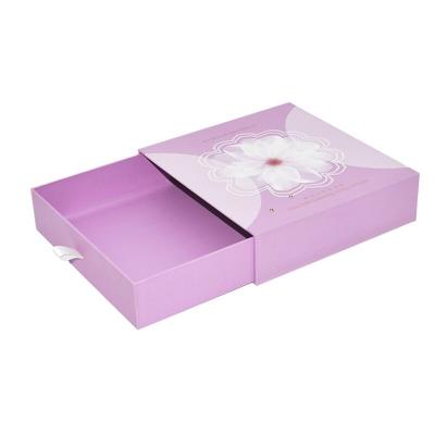 China Recycled Materials Customized Printed Makeup Face Cream Eyeshadow Foldable Gift Box Cardboard Care Kit Cosmetic Packaging Beauty Box for sale