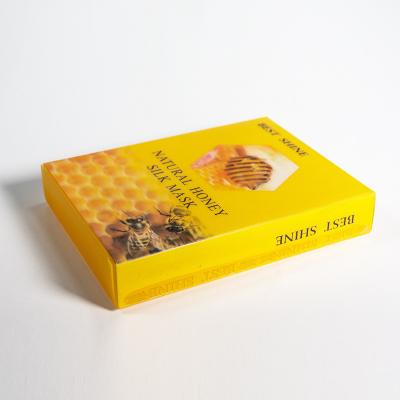 China Recyclable PET Packing Box PVC Logo Folding PP Custom Food Frosted Honey Packing Box for sale