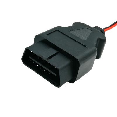 China Easy Operation 16pin Obd2 Female Connector To Sae Plug Cable OBD II To SAE Socket With Fuse Molding Holder for sale