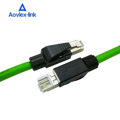 China Industrial RJ45 Connector PROFINET Industrial Push-Pull Industrial Ethernet Cable Assembly Cable for sale