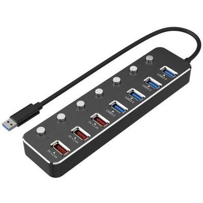 China High Quality Convinents 7 Port USB Hub Fast Charging USB Hub 3.0 for sale