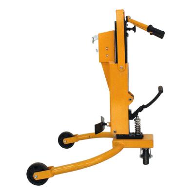 China Hotels Portable Oil Drum Pallet Truck Handler Barrel Carrier Mobile Push Cart for sale