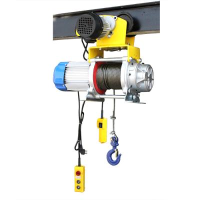 China Building material shops polipasto electrico electric hoist motor 380v 220v 30m 60m wire rope hoist for construction loading and unloading for sale