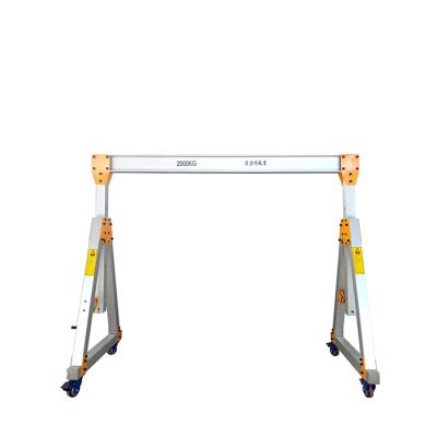 China Wholesale High Quality Mini Gantry Crane Aluminum Alloy Portable Mobile Gantry Crane Small 2 Ton for sale