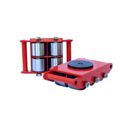 China China Factory Good Quality Fuel Tank Transport Portable Type Roller Cargo Transport Trolley Moving Skates for sale