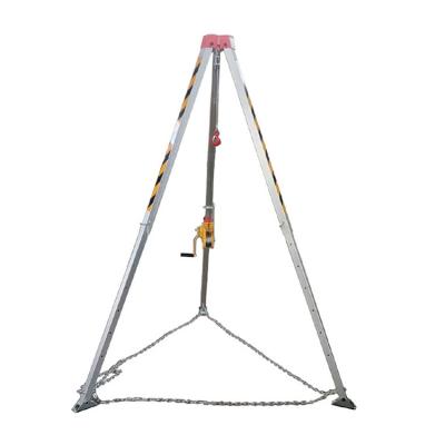 China Multifunctional 4mm/5mm Tripod Confined Space Entry Tripod Space Entry with Rescue Kit Small Top Rescue Tripod for sale