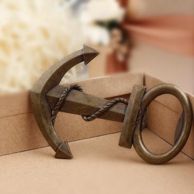 China Other Beer Opener 3D Anchor Shaped Beer Opener Anchor Opener Beer Bottle Opener Beer Accessories Zinc Alloy Kitchen Party Supplies Retro for sale