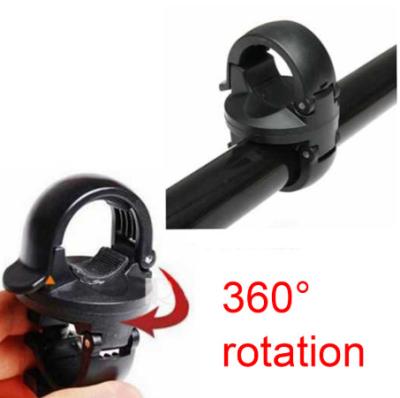 China Durable Bicycle Accessories Easy Install Front Universal 360 Degree Rotated Durable Outdoor Adjustable Universal Flashlight Holder for sale